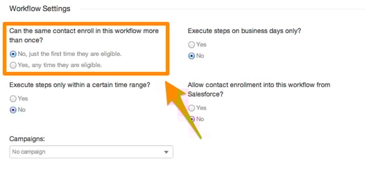 Workflow settings Workflow settings