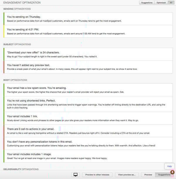 email optimizer