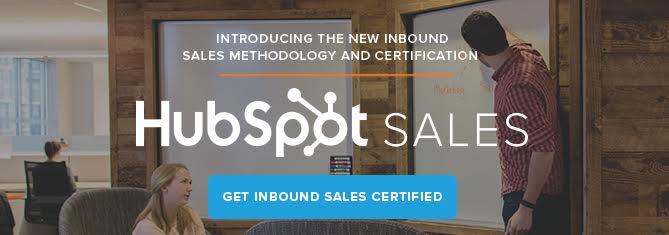 get inbound sales certified