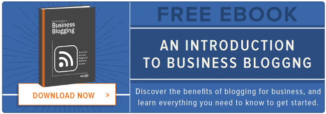 introduction to business blogging ebook