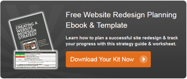 website redesign planning kit