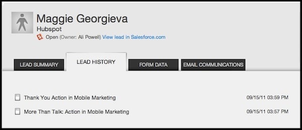 Lead Import Page Views